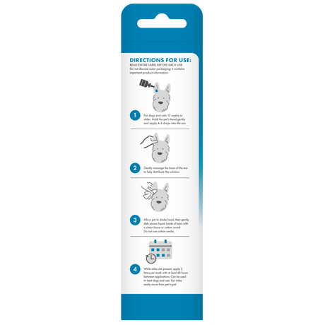 TropiClean Home Vet Ear Mite Treatment for Pets