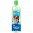 TropiClean Fresh Breath Max Strength Dental Water Additive for Dogs, front image of 33.8oz bottle