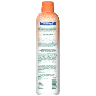 TropiClean Natural Flea + Tick Dog + Home Easy Mist Spray, image of back of bottle
