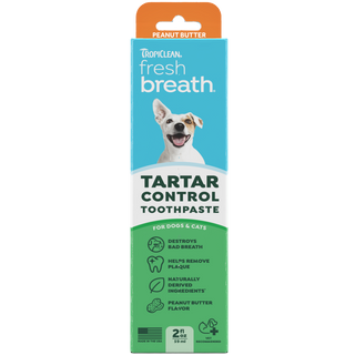 TropiClean Fresh Breath Peanut Butter gel front