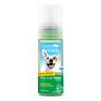TropiClean Fresh Breath Mint Foam for Dogs, front image of bottle