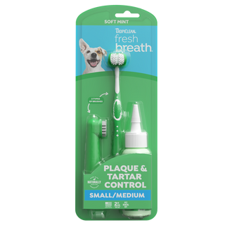 TropiClean Fresh Breath small dog gel kit front