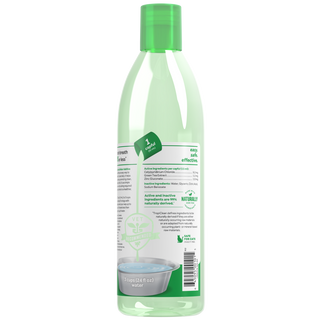 TropiClean Fresh Breath Oral Care Water Additive for Pets, front image of 16oz bottle
