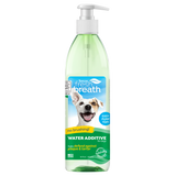 TropiClean Fresh Breath Oral Care Water Additive for Pets, front image of 16oz spray bottle