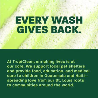 Every Wash gives back.