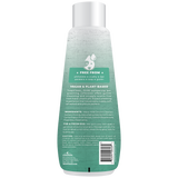 TropiClean PURE Cuddly Clean Odor Control Plant Based Dog Shampoo, back of 22oz bottle