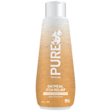 TropiClean PURE Sunset Summer Oatmeal Itch Relief Plant-Based Pet Shampoo, front of 22oz bottle