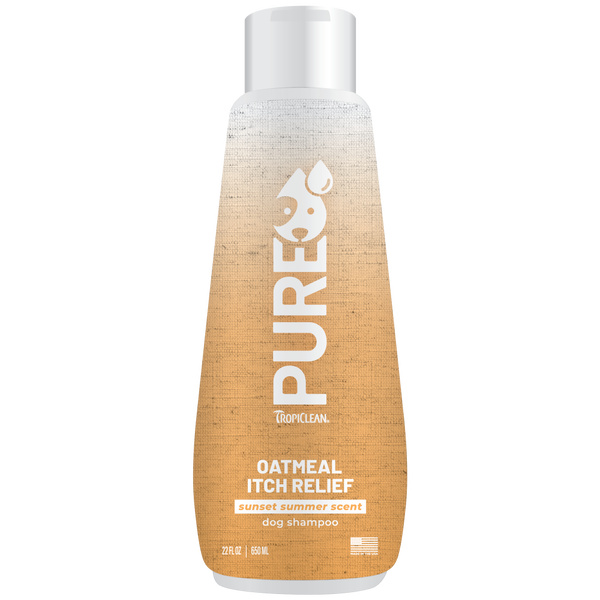 TropiClean PURE Sunset Summer Oatmeal Itch Relief Plant-Based Pet