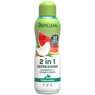 TropiClean watermelon shampoo bottle front