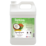 TropiClean Gentle Coconut Hypoallergenic Puppy and Kitten Shampoo, image of front of 1 gal bottle