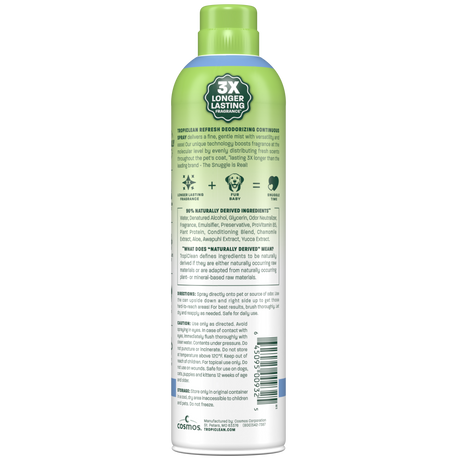 TropiClean Baby Fresh Deodorizing Pet Spray, 10oz