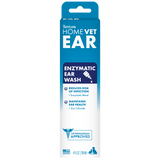 TropiClean HomeVet Enzymatic Ear Wash for Cats & Dogs, front of package