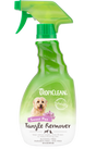 TropiClean Sweet Pea Tangle Remover Spray for Dogs & Cats, front of 16oz spray bottle