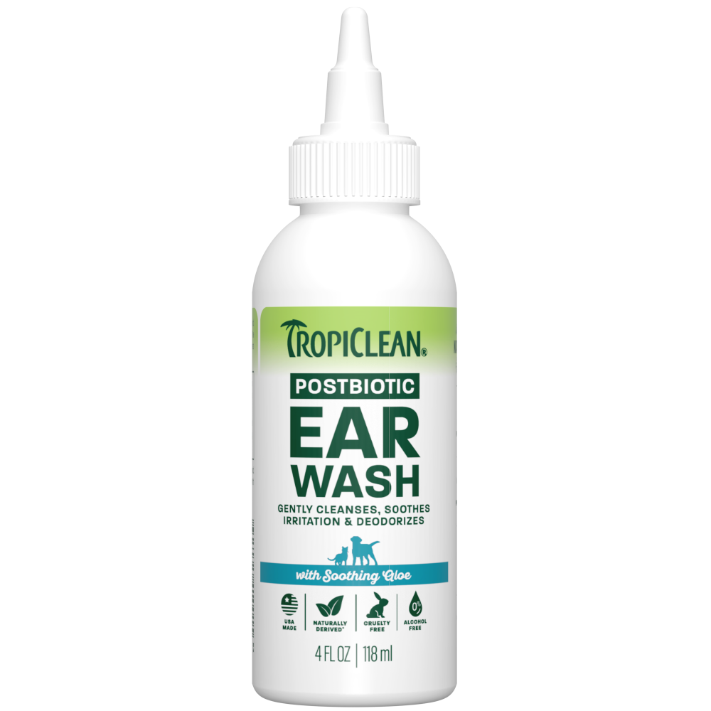 TropiClean ear wash bottle front