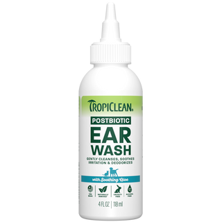 TropiClean Postbiotic ear wash 4oz bottle front