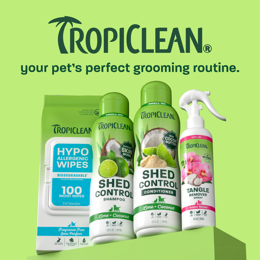 TropiClean Island Bloom Tangle Remover Pet Spray, 8oz