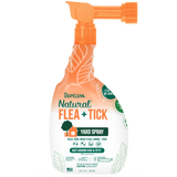 TropiClean Natural Flea + Tick Yard Spray, image of front of bottle
