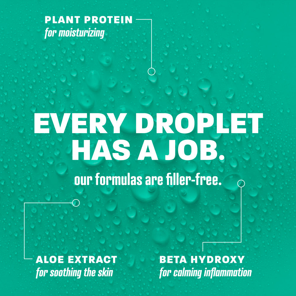 Every droplet has a job with call outs on green background.