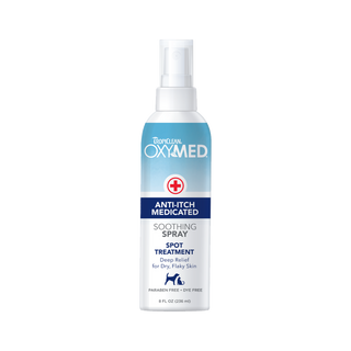 TropiClean OxyMed Medicated Anti-itch Spray for Dogs & Cats