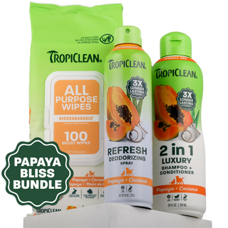 TropiClean Papaya Bliss Bundle