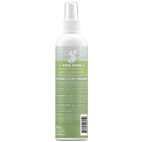 TropiClean PURE Sweet Meadow Deodorizing Spray for Dogs and Cats, back of 8oz spray bottle