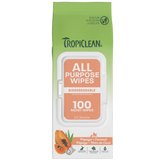 TropiClean papaya wipes pouch front