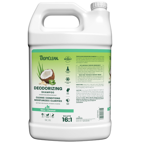 TropiClean Aloe & Coconut Deodorizing Dog & Cat Shampoo