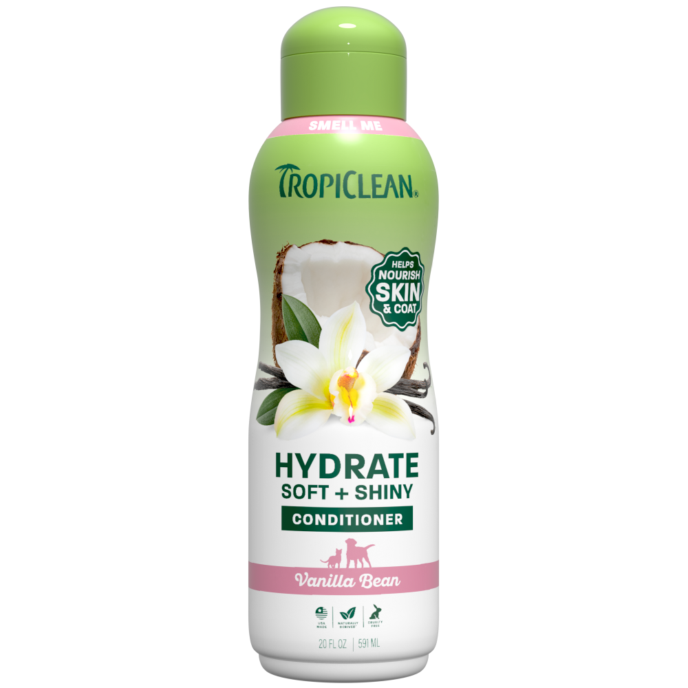 TropiClean Vanilla conditioner bottle front