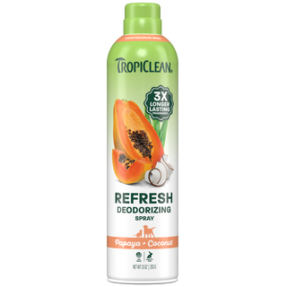 TropiClean Papaya + Coconut Deodorizing Pet Spray, 10oz