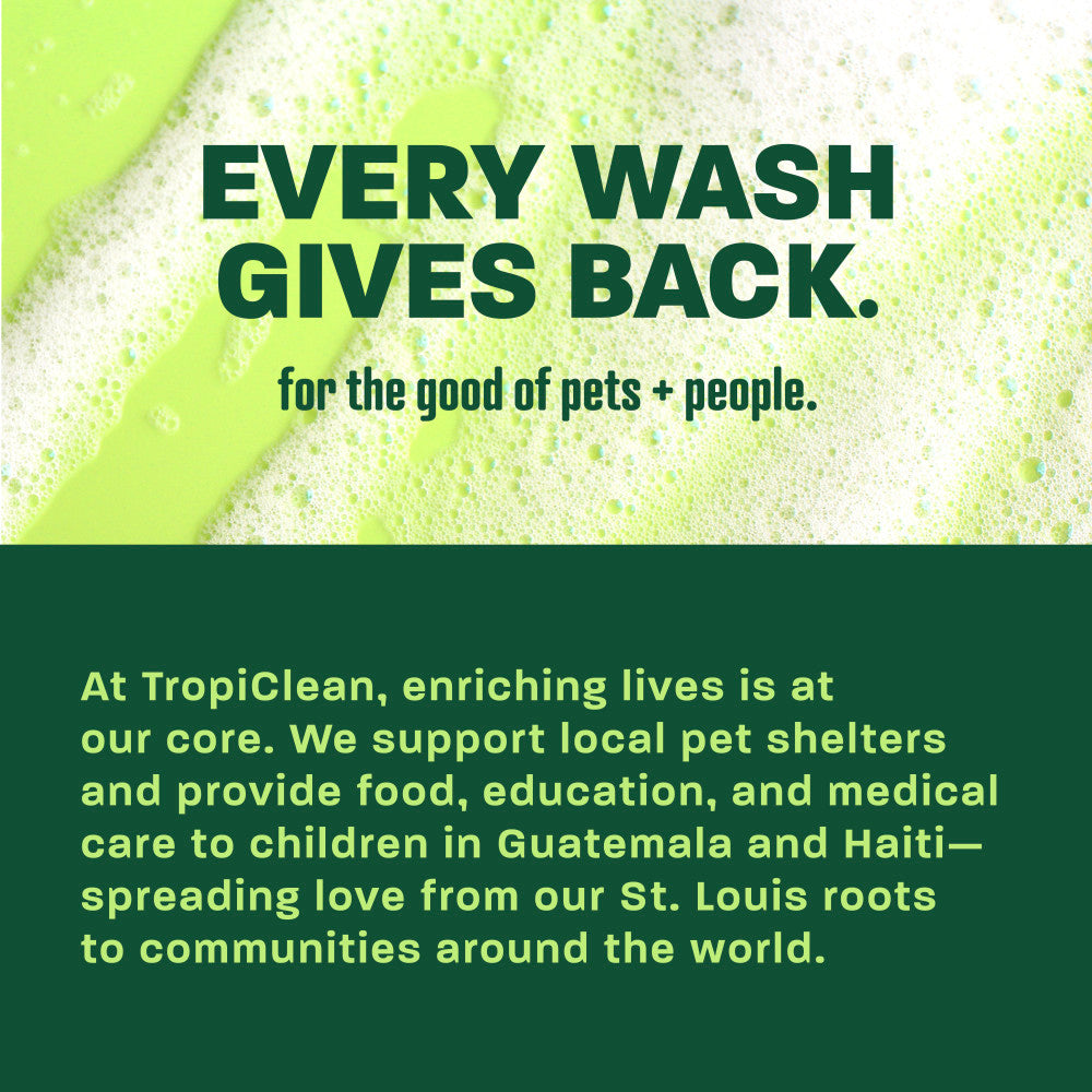 Every wash gives back.