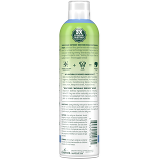 TropiClean baby fresh deodorizing spray bottle back