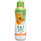 TropiClean papaya shampoo bottle front