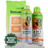 TropiClean Dog Grooming Kit, Papaya Pamper Pack