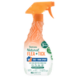 TropiClean Flea and Tick Pet & Bedding Spray for Dogs, front of 16oz spray bottle