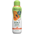 TropiClean Papaya + Coconut Pet Shampoo & Conditioner, 3X Front bottle on white background.