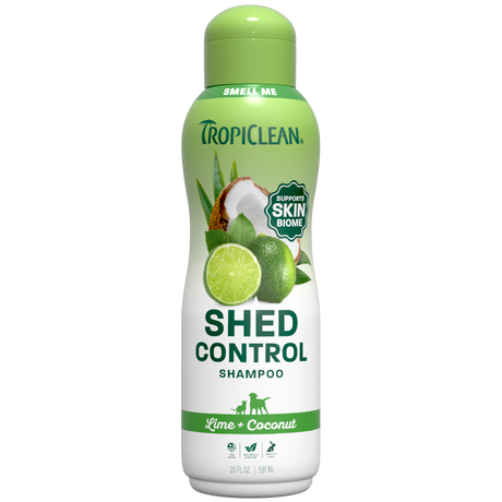TropiClean shed shampoo bottle front
