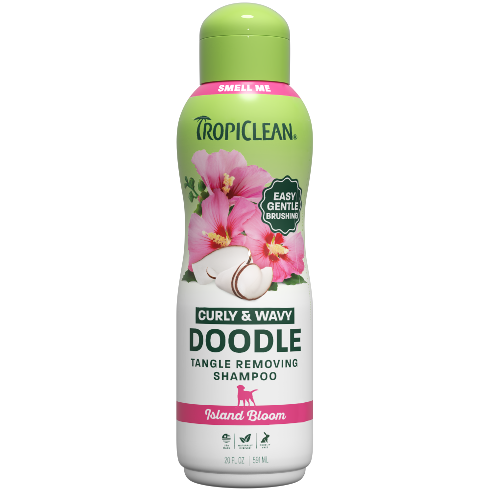 TropiClean Doodle curly coat shampoo front
