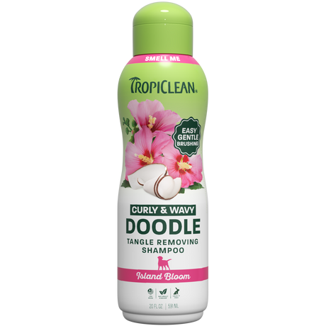 TropiClean Doodle curly coat shampoo front