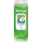 TropiClean Mild Coconut Dog & Cat Ear Cleaning Wipes, front of 50ct package
