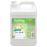 TropiClean Alcohol-Free Ear Wash for Dogs & Cats, front of 1gal bottle