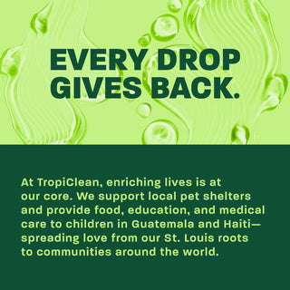 Every drop gives back.