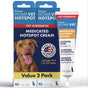 Tropiclean Home Vet Medicated Hotspot Cream for Pets packaging, value pack of 2.