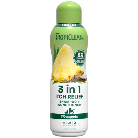 TropiClean pineapple shampoo bottle front