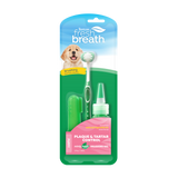 TropiClean Fresh Breath Plaque & Tartar Control Kit for Puppies, front of package