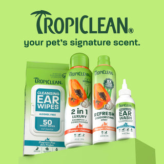 TropiClean Cleansing Ear Wipes, 50ct