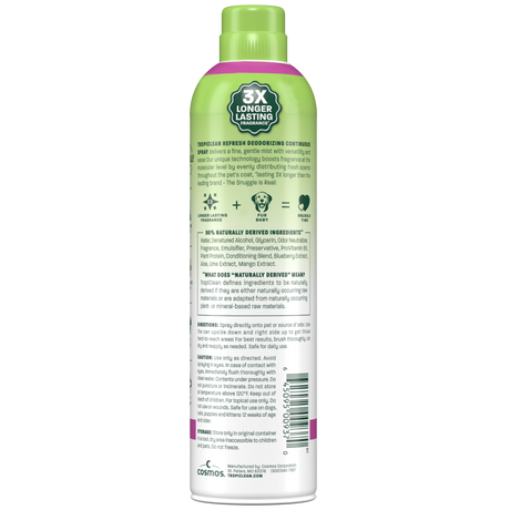 TropiClean Berry + Coconut Deodorizing Pet Spray, 10oz