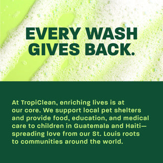 Every Wash gives back.
