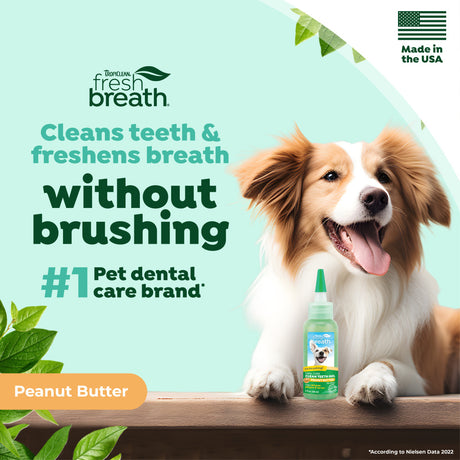 cleans teeth & freshens breath without brushing. #1 pet dental care brand.
