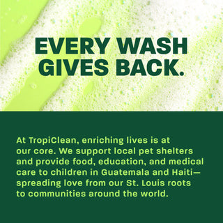 Every Wash gives back.