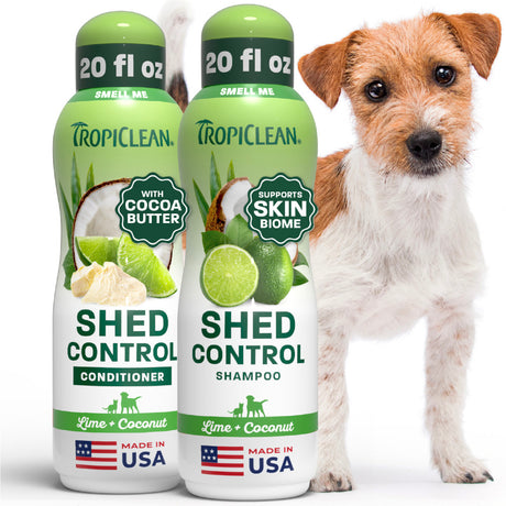 tropiclean shed control shampoo and conditioner